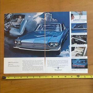 1966 Thunderbird Advertisement Poster